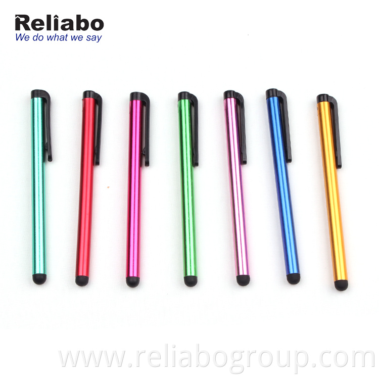 Reliabo China Factory Wholesale Bulk Multi Color Slim Touch Screen Mini Stylus Pen